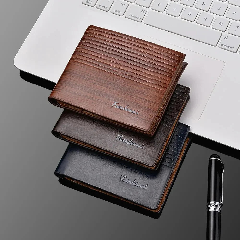 Men's PU Leather Slim Wallet